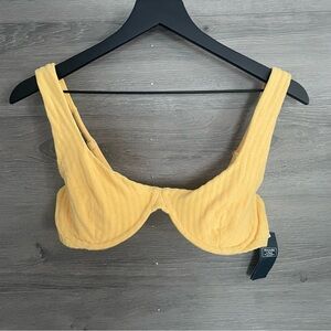 Abercrombie Terry Bikini Top NWT